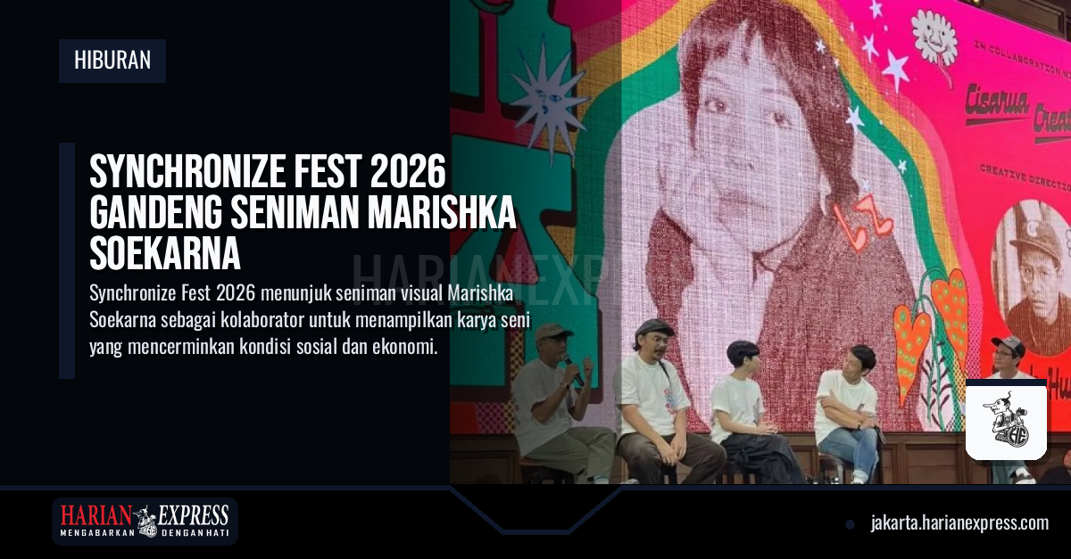 Synchronize Fest 2026 Gandeng Seniman Marishka Soekarna