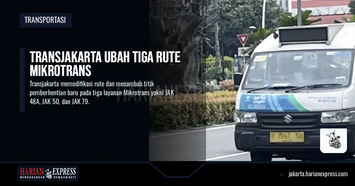 Transjakarta Ubah Tiga Rute Mikrotrans