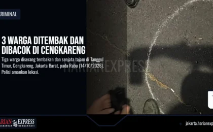 3 Warga Ditembak dan Dibacok di Cengkareng