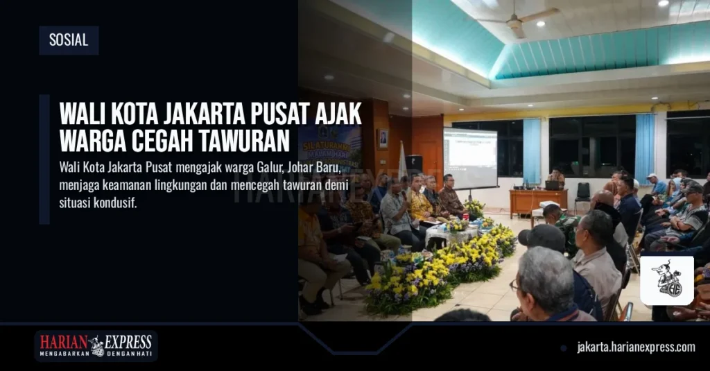 Wali Kota Jakarta Pusat Ajak Warga Cegah Tawuran